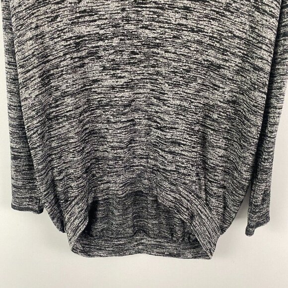 Aritzia Wilfred Free Devinette Womens Top Slouchy Oversized Size S V Neck Gray - Picture 3 of 9